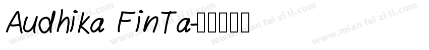 Audhika FinTa字体转换